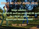 Stages avril 2016