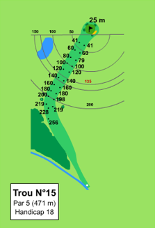 Plan du trou n°15