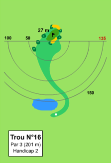 Plan du trou n°16